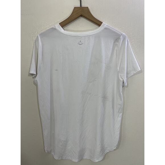 Beyond Yoga Featherweight On The Down Low Tee L Workout Ballet Athletic Gym Y2K - Picture 1 of 12